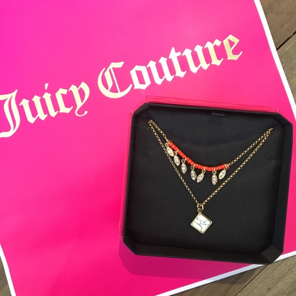 Juicy Couture Jewelry - NWT JUICY COUTURE Turquoise Double Strand Necklace